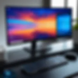 Remote desktop connection interface on Windows 10