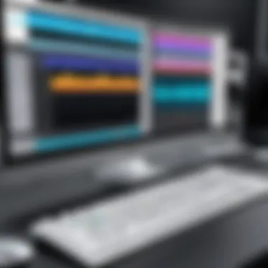 A screenshot highlighting advanced audio editing tools and features