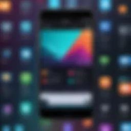 Visual representation of Amino's user interface showcasing community features