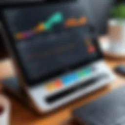 Advanced POS interface showcasing analytics dashboard