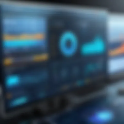 Sophisticated audio transcription software dashboard showcasing various features