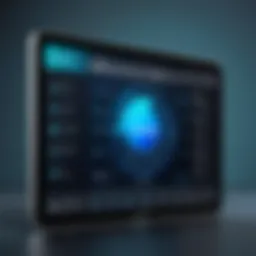 User interface of a background noise removal application showcasing its features