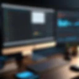 Showcasing advanced editing tools on a sleek interface