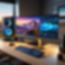 High-performance desktop setup for streaming