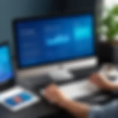 Exploring the User Interface of Cleantelligent User interface showcasing Cleantelligent features
