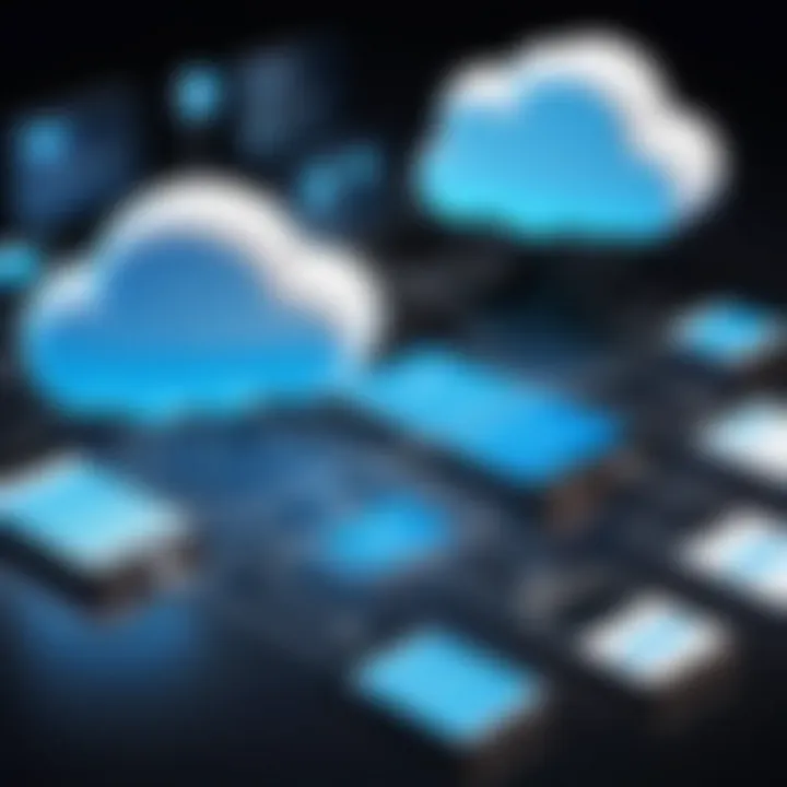 Diagram illustrating the advantages of cloud messaging