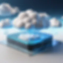 Visual representation of different cloud service models