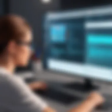 Screenshot of an animation project illustrating advanced editing techniques