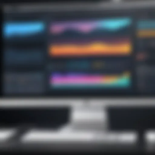 User interface of advanced animation editing software showcasing timeline features