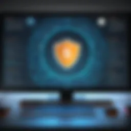Illustration depicting the importance of Splunk in cybersecurity.