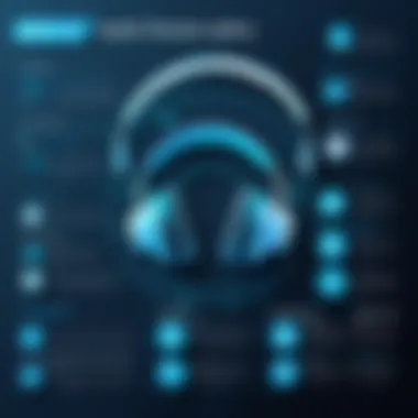 Infographic illustrating benefits of audio transcription in industries
