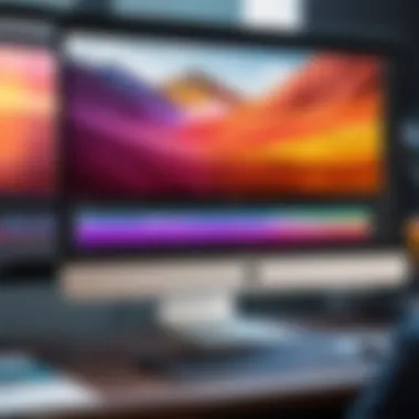 A detailed view of Lightroom's color correction features