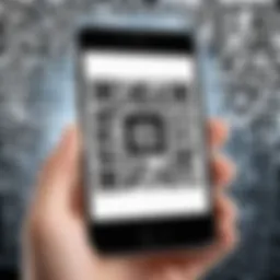 An innovative QR code software interface showcasing various features and functionalities.