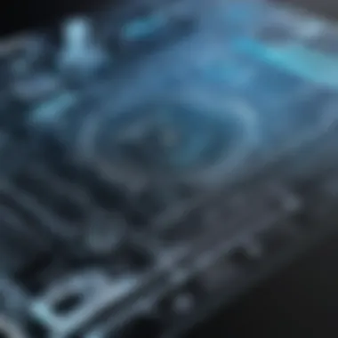 A detailed interface of AutoCAD showcasing its design tools and features