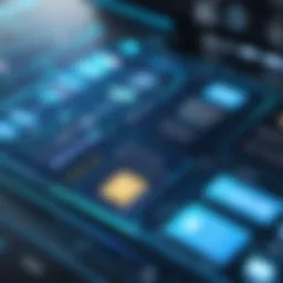 Visual representation of core financial system components