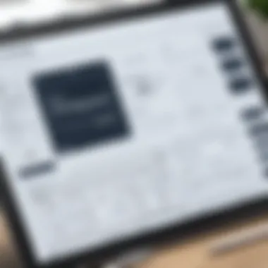 Free Wireframing Tools An array of free wireframing tools displayed on a tablet.