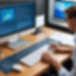 An engaging e-learning interface showcasing CrossKnowledge features