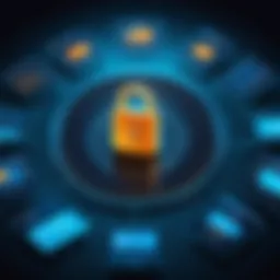 Visual representation of data security strategies