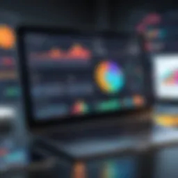 A comprehensive dashboard displaying digital marketing metrics for small businesses