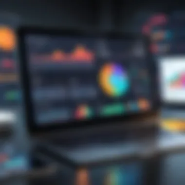 A comprehensive dashboard displaying digital marketing metrics for small businesses