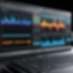 An audio editing software interface displaying waveforms