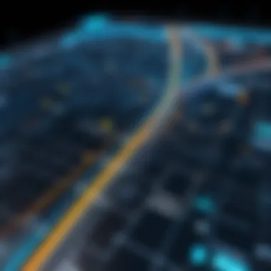 Visual representation of enhanced navigation efficiency