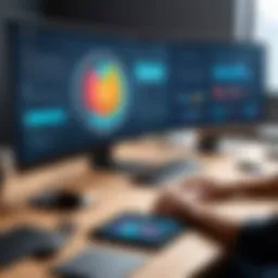 User creating a visually stunning presentation