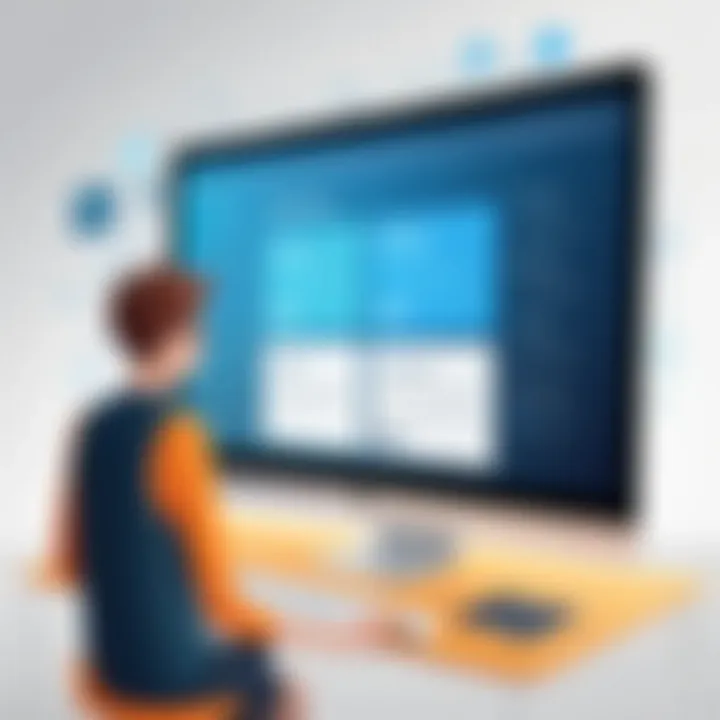 User interface showcasing the usability of an online learning subscription