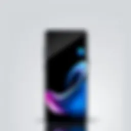 Samsung Galaxy S21 Ultra front view highlighting its sleek design