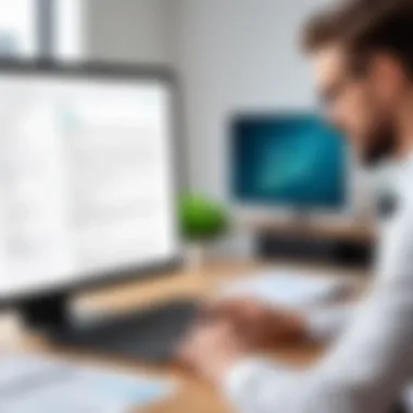 Expert reviewing a PDF form application