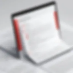 User interface of a popular PDF filling app