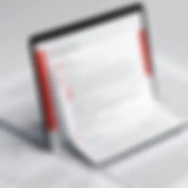 User Interface of a PDF Filling Application User interface of a popular PDF filling app