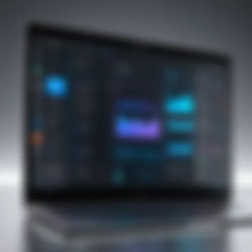 User interface of a popular note software