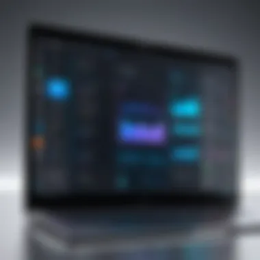 User Interface of Top Note Software User interface of a popular note software