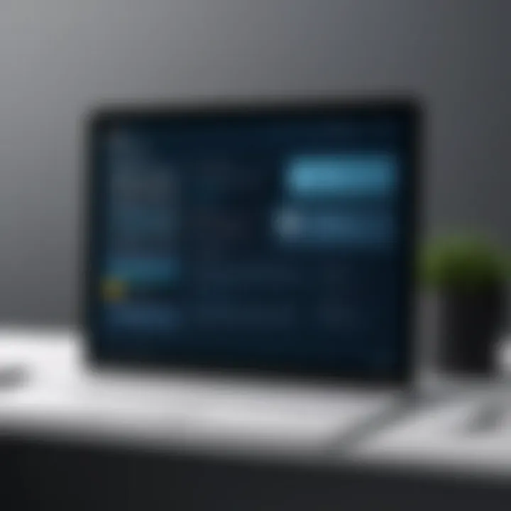 User interface showcasing the usability of a top MFA solution