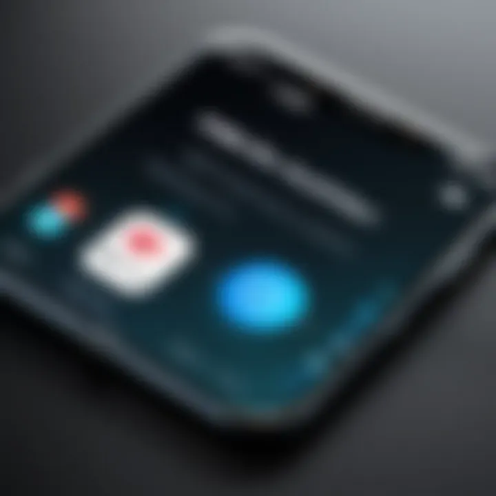 Illustration of various MFA authenticator apps on mobile devices