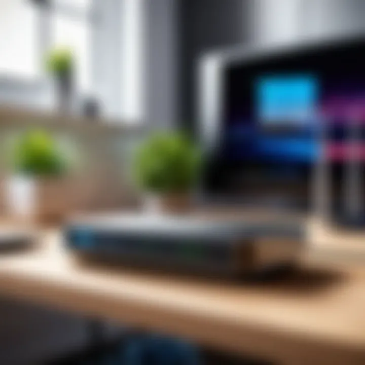 DSL modem in a home setting