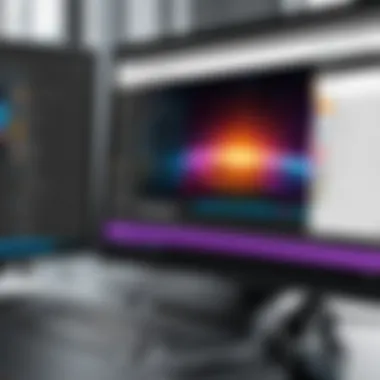 Engaging with Audio Tools User engaging with audio production tools on Windows 10