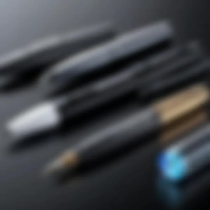 Side-by-side comparison of Clip Studio Paint Pen with other digital pens