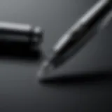 A close-up view of the Clip Studio Paint Pen showcasing its ergonomic design