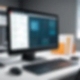Virtual lab interface during a CompTIA exam preparation session