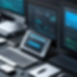 An intricate representation of desktop application testing tools.
