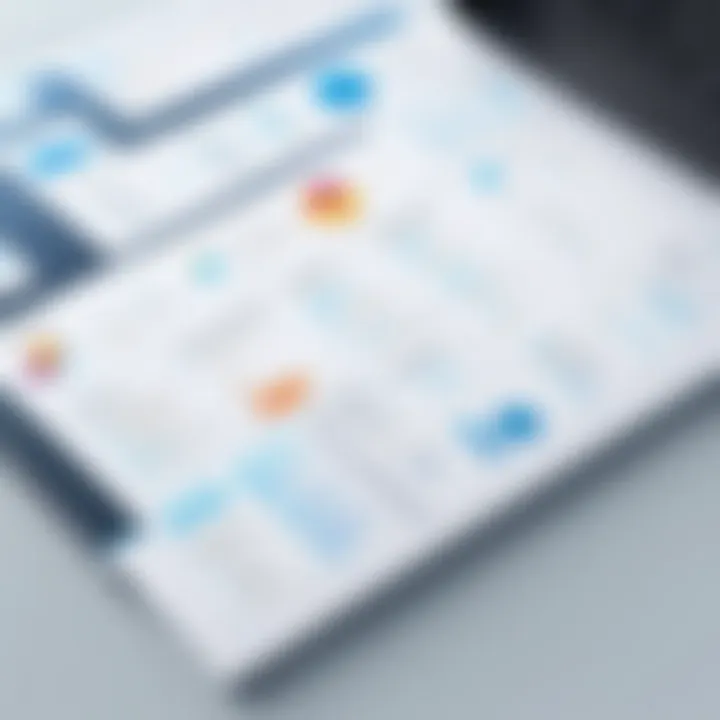 Chart showing the benefits of effective document organization