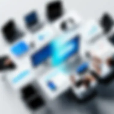 An informative infographic highlighting key features to consider in board meeting software