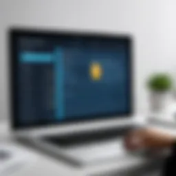 Overview of booking management software interface