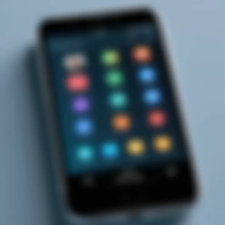 User interface of a popular conference call app on Android