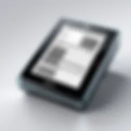 A sleek interface of free POS software displaying barcode scanning features