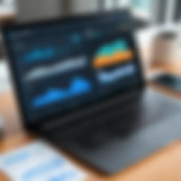A sophisticated dashboard showcasing construction project analytics and metrics