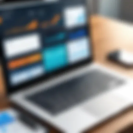 Visual representation of Ivalua's procurement dashboard showcasing key features