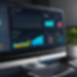 Dynamic dashboard showcasing loan management metrics